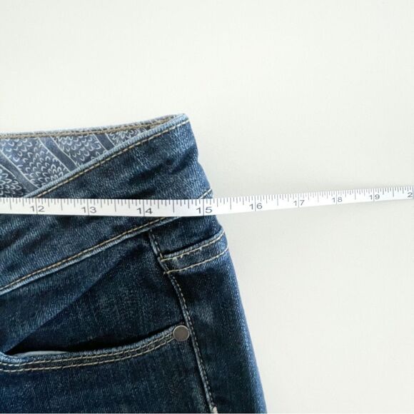 Paige Laurel Canyon Jeans Low Rise Bootcut Blue Women's 28 Premium Denim - Picture 6 of 9